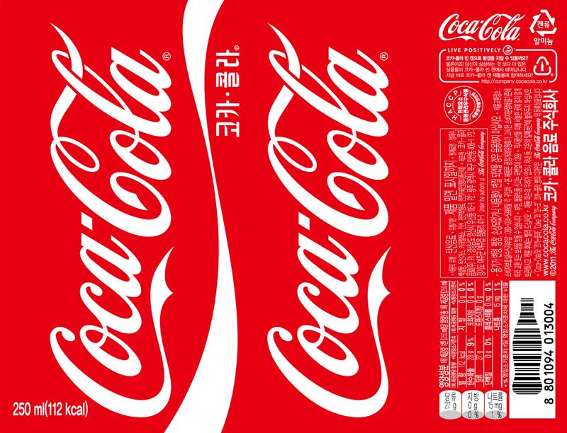 韓國食品-코카콜라 콜라 250ml