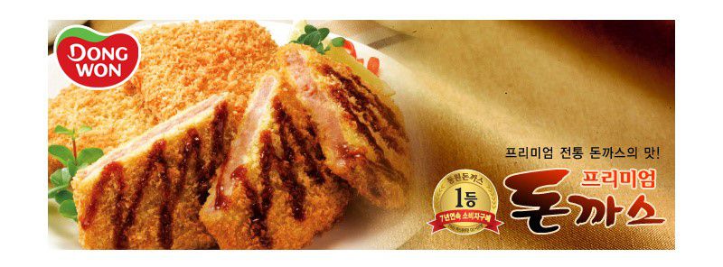 韓國食品-[Dongwon] Premium Pork Cutlet 840g