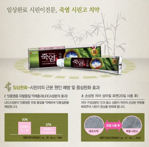 韓國食品-[LGcare] 竹鹽牙膏[敏感牙齒] 140g