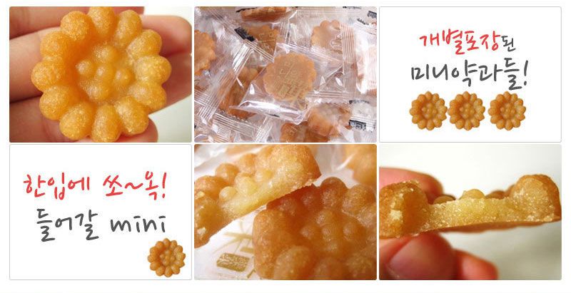 韓國食品-[삼립] 미니꿀약과 200g